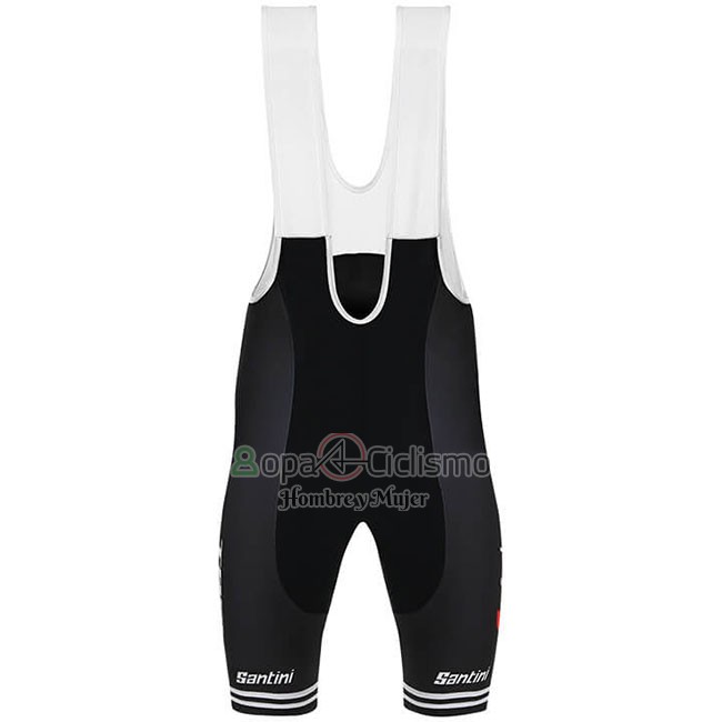 Trek Segafrojoo Ropa Ciclismo Culotte Corto 2019 Mangas Cortas Rojo Blanco